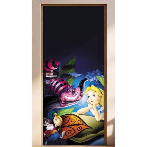 Adesivo Para Porta Alice No Pas Das Maravilhas 2