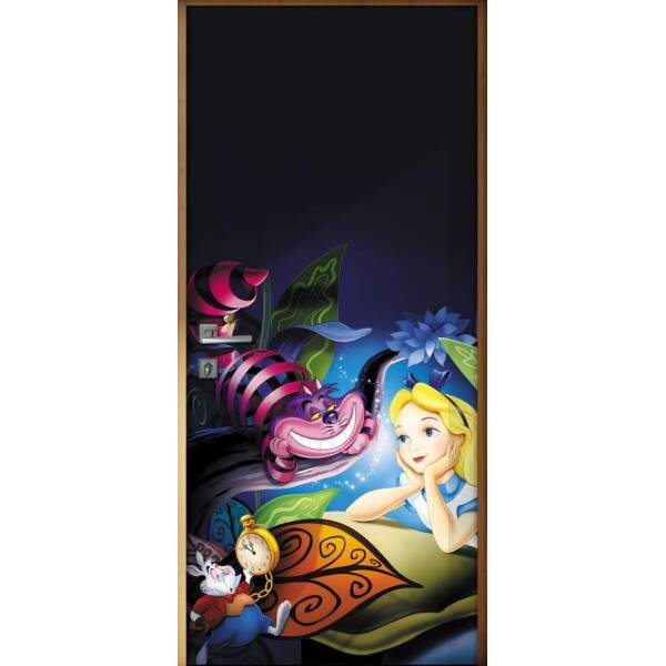 Adesivo Para Porta Alice No Pas Das Maravilhas 2