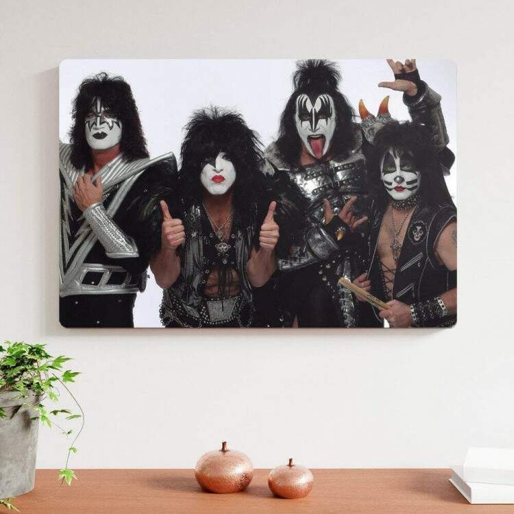 Placa Decorativa Banda Kiss 2 Banda Msica