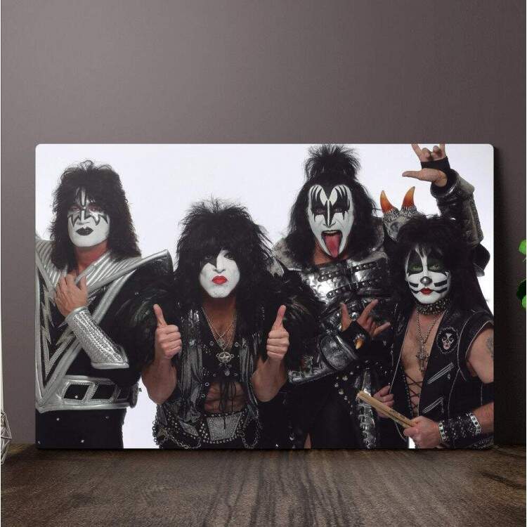 Placa Decorativa Banda Kiss 2 Banda Msica