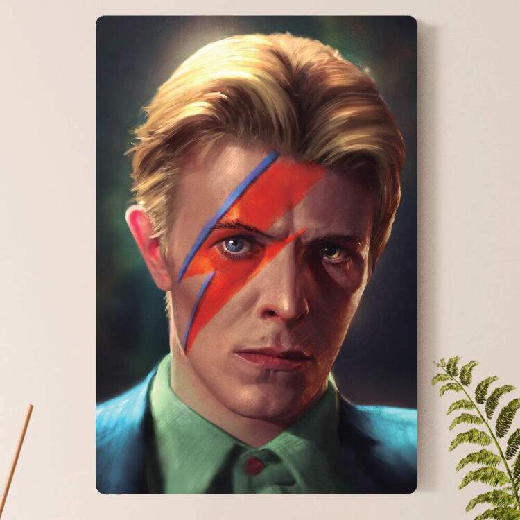 Placa Decorativa David Bowie 1