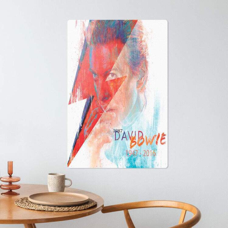 Placa Decorativa David Bowie 6