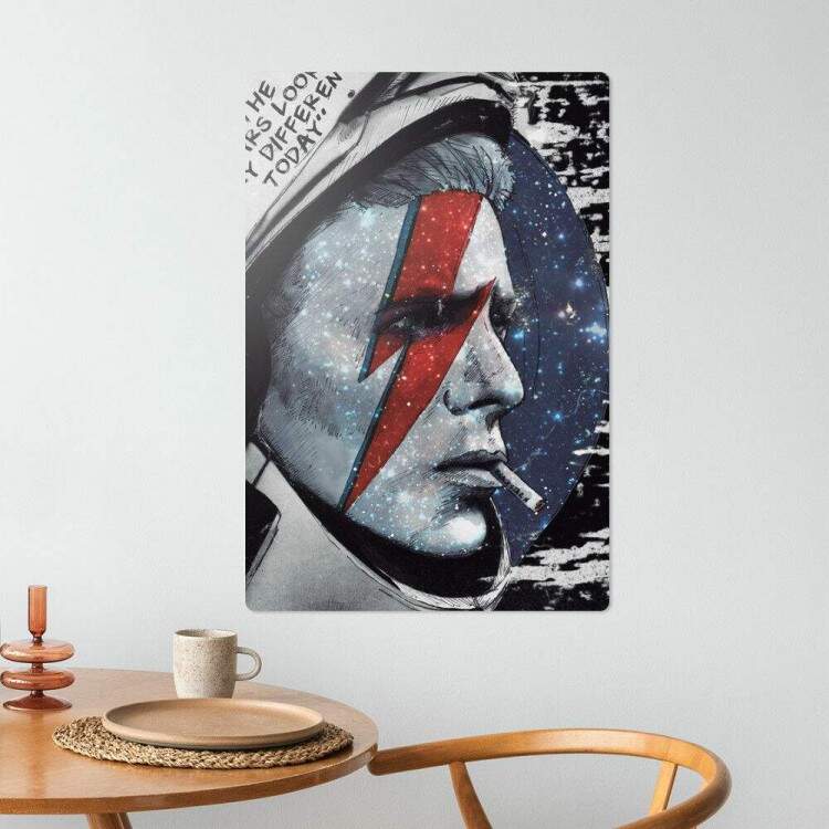 Placa Decorativa David Bowie 7