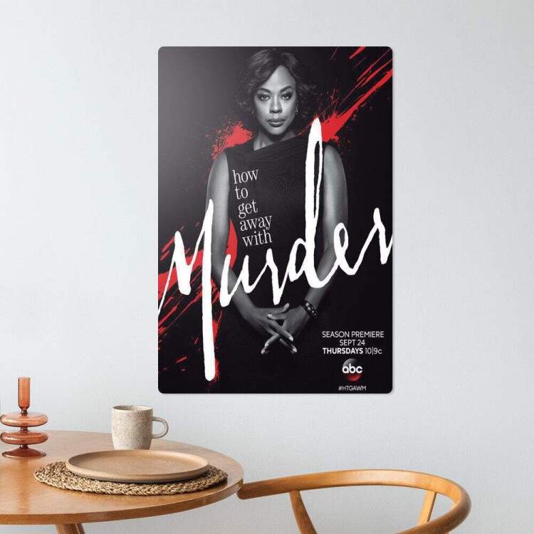 Placa Decorativa How to Get Away with Murder 3