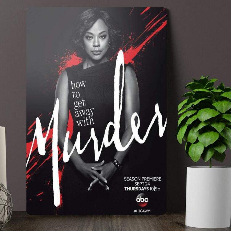 Placa Decorativa How to Get Away with Murder 3