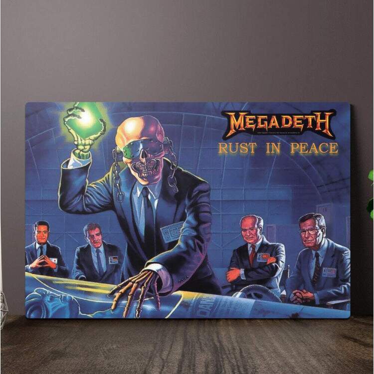 Placa Decorativa Megadeth 4