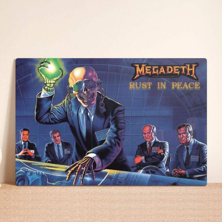 Placa Decorativa Megadeth 4