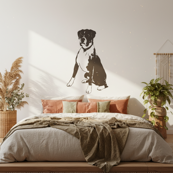 Adesivo de Parede Cachorro Boxer