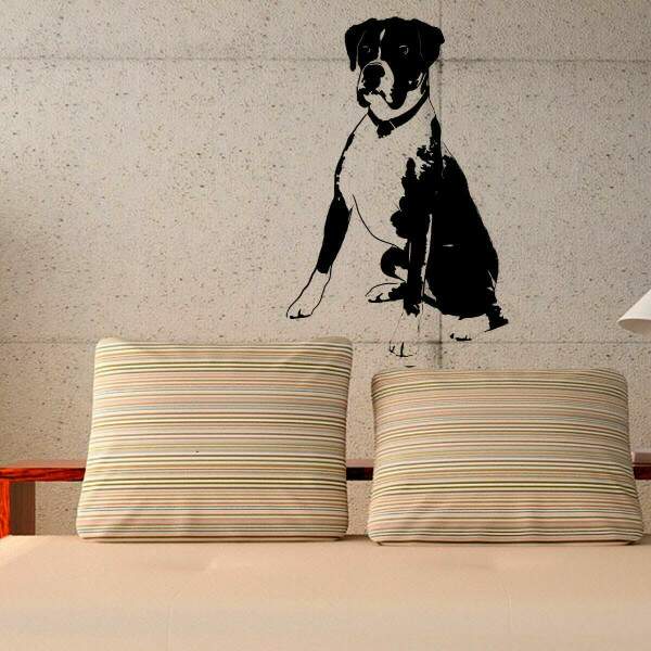 Adesivo de Parede Cachorro Boxer