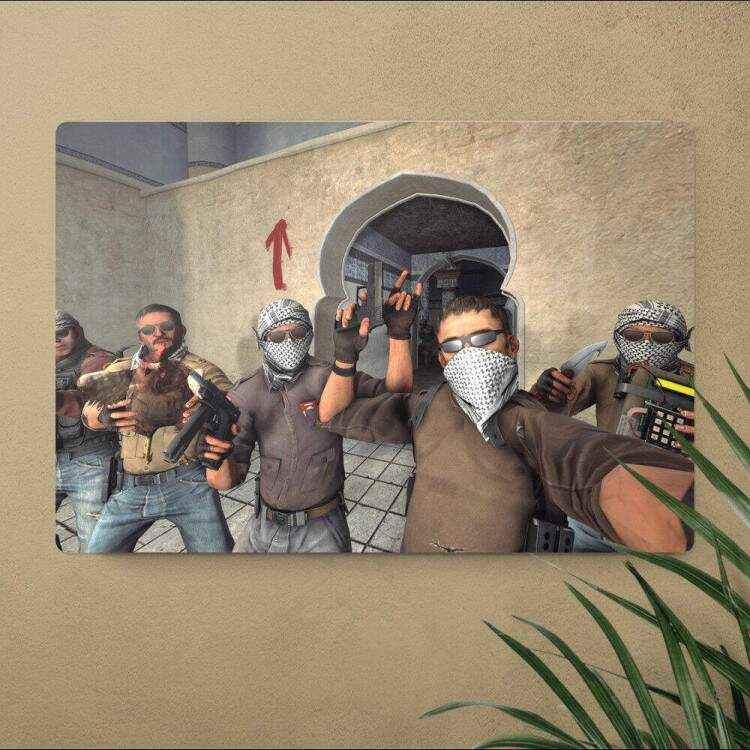 Placa Decorativa Counter Strike 6