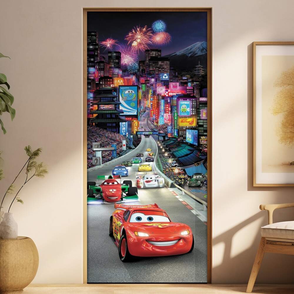 Adesivo para Porta Infantil Carros 08