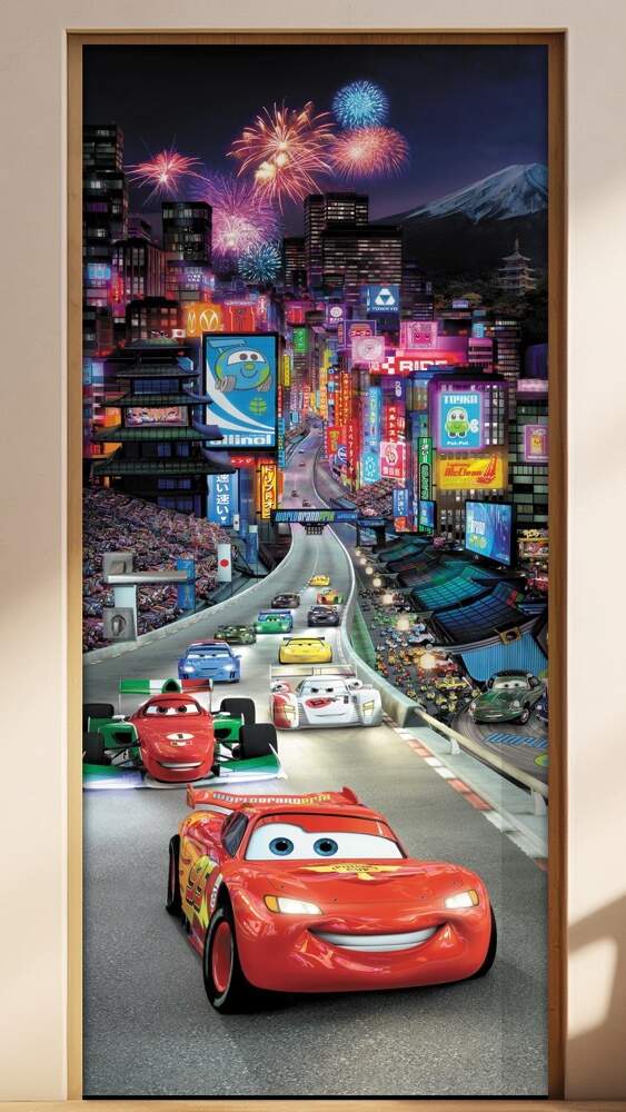 Adesivo para Porta Infantil Carros 08