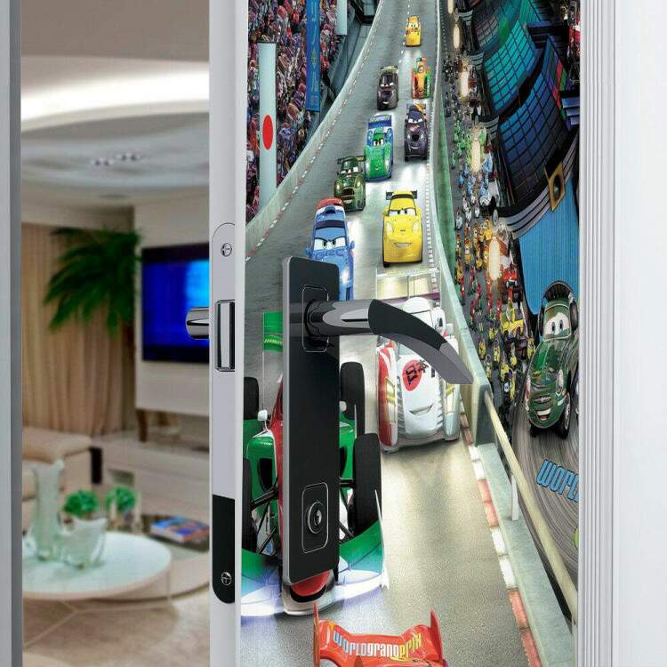 Adesivo para Porta Infantil Carros 08