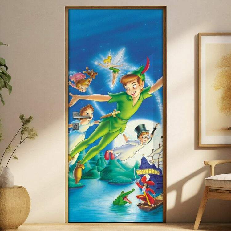 Adesivo para Porta Infantil Peter Pan 1