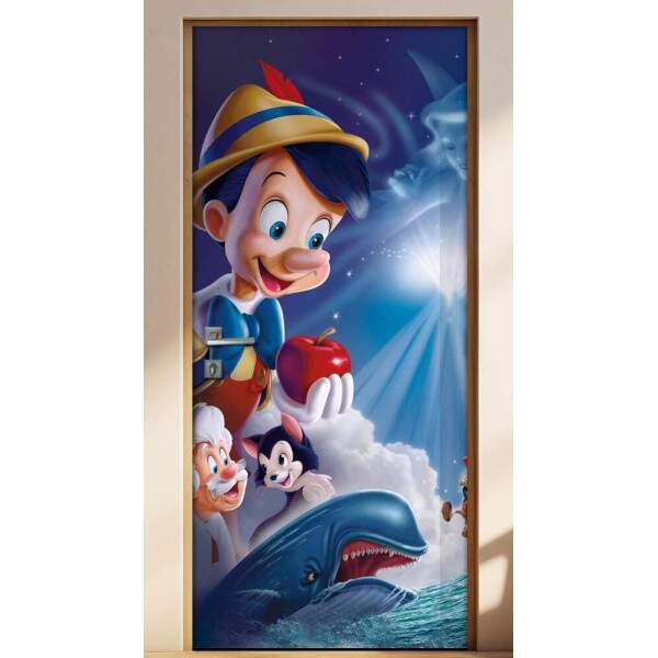 Adesivo para Porta Infantil Pinocchio 1