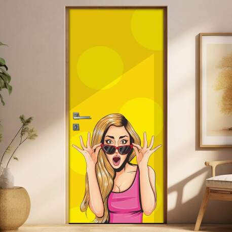 Adesivo para Porta Pop Art