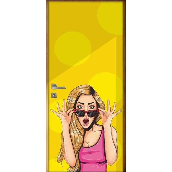 Adesivo para Porta Pop Art