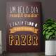 Placa Decorativa Frase de M�sica 12
