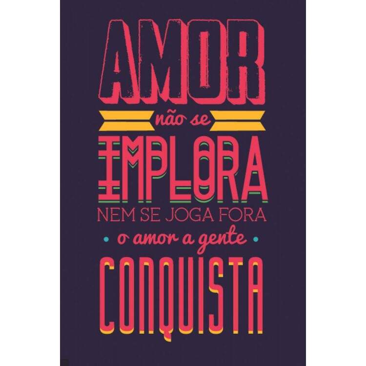 Placa Decorativa Frase de Msica 69