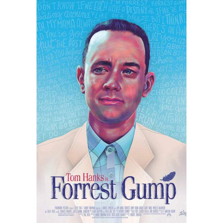 Placa Decorativa Forrest Gump 5
