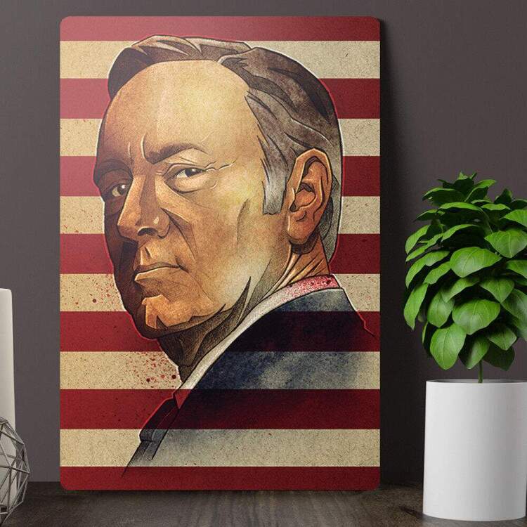 Placa Decorativa House of Cards 01 Frank