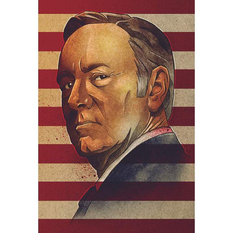 Placa Decorativa House of Cards 01 Frank