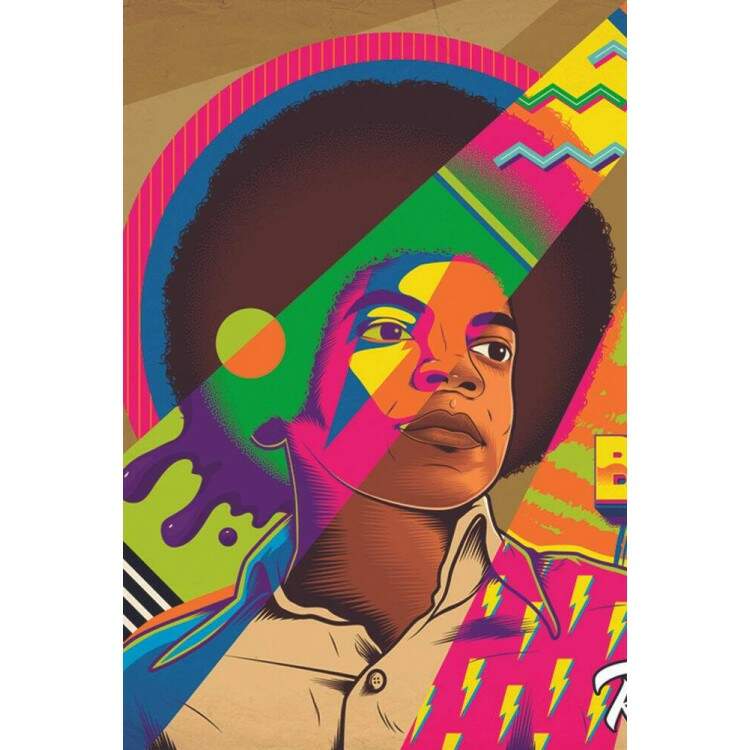 Placa Decorativa Pop Art 28 Michael Jackson