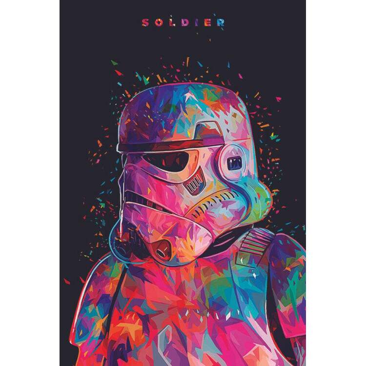 Placa Decorativa Pop Art 31 Stormtrooper