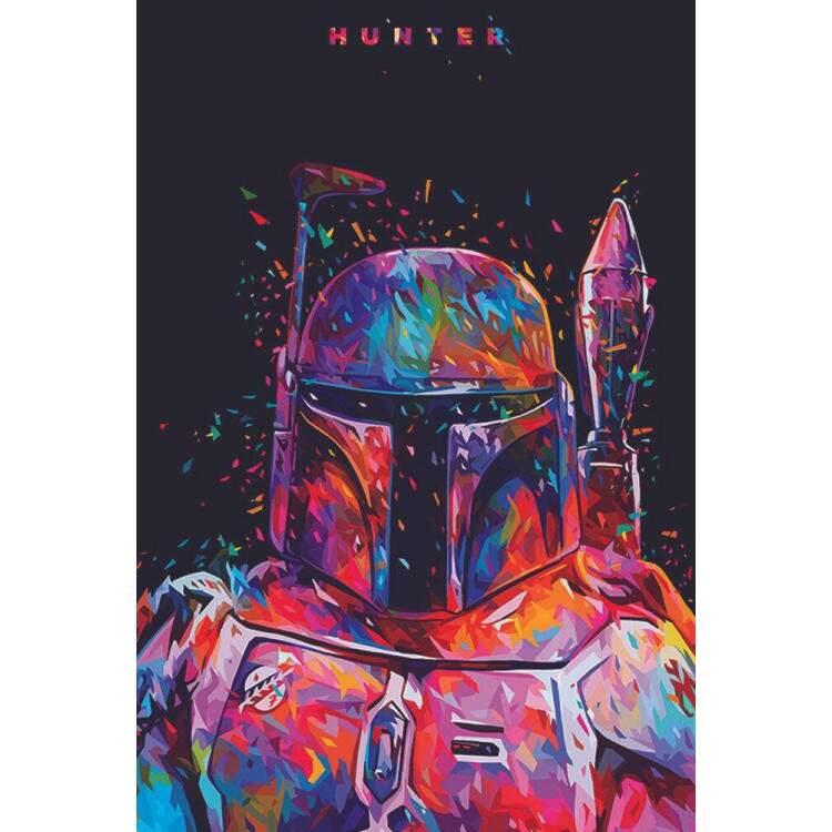 Placa Decorativa Pop Art 36 Boba Fett