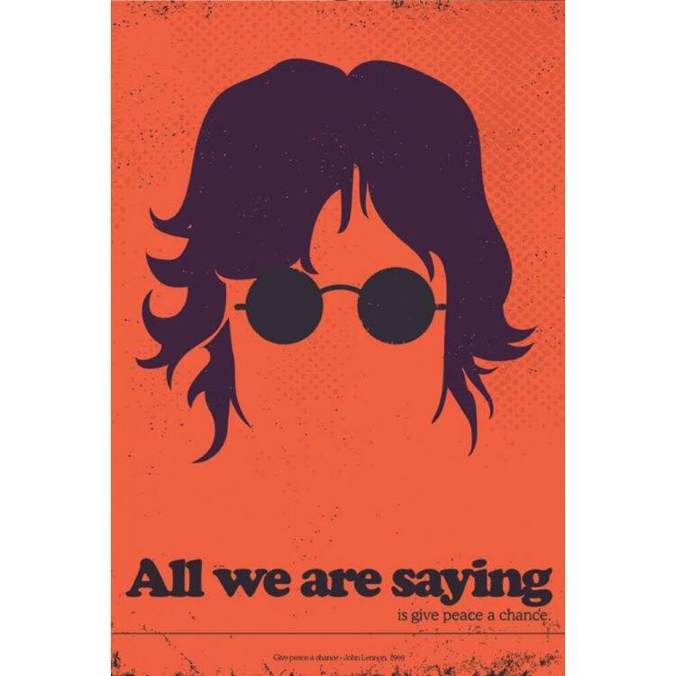 Placa Decorativa Pop Art 63 John Lennon