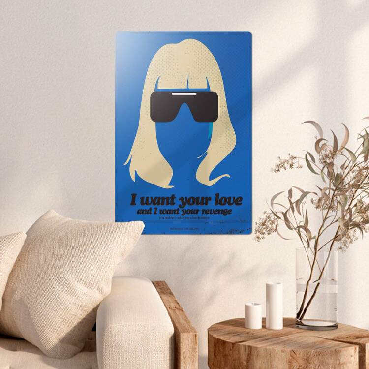 Placa Decorativa Pop Art 65 Lady Gaga