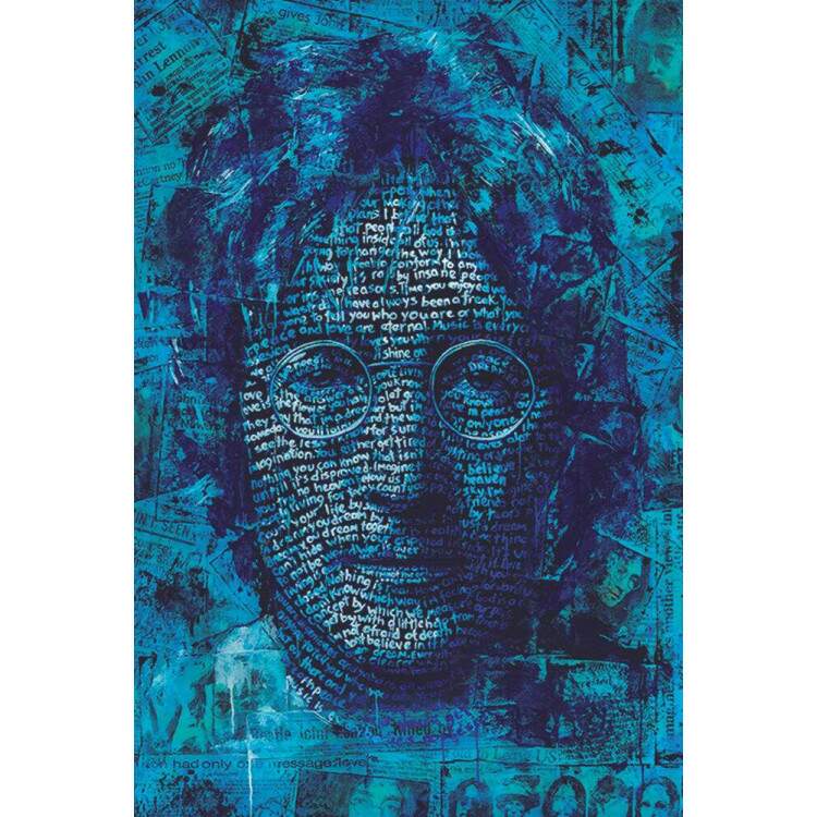 Placa Decorativa Pop Art 71 John Lennon