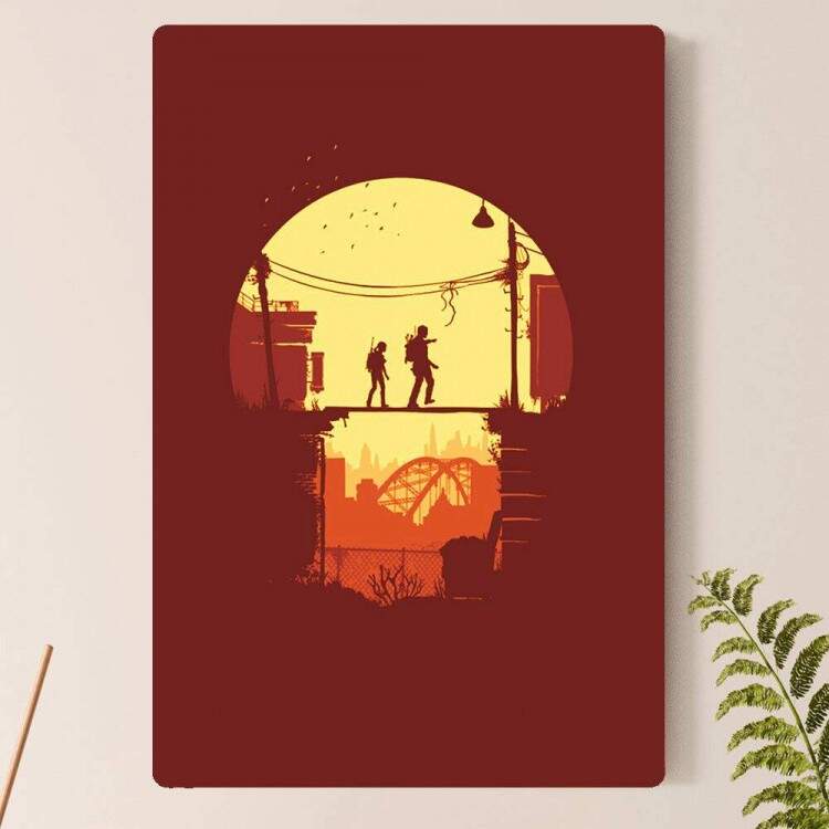 Placa Decorativa Fan Art 22 The Last Of Us 2