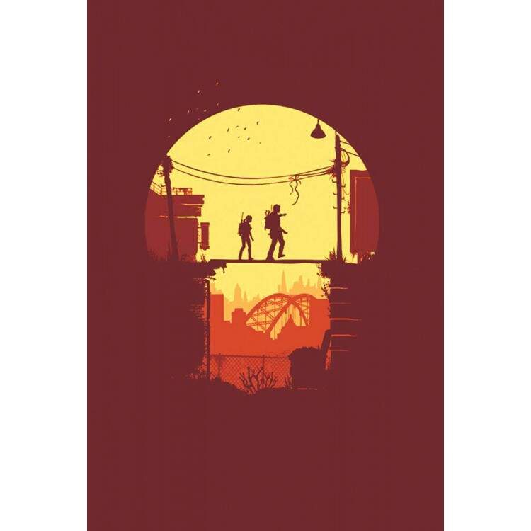 Placa Decorativa Fan Art 22 The Last Of Us 2