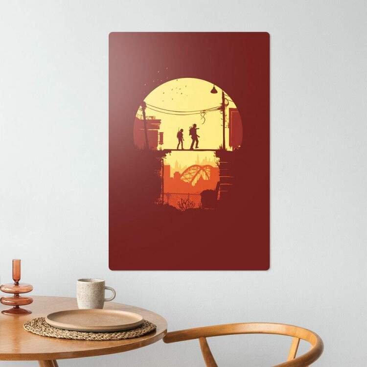 Placa Decorativa Fan Art 22 The Last Of Us 2