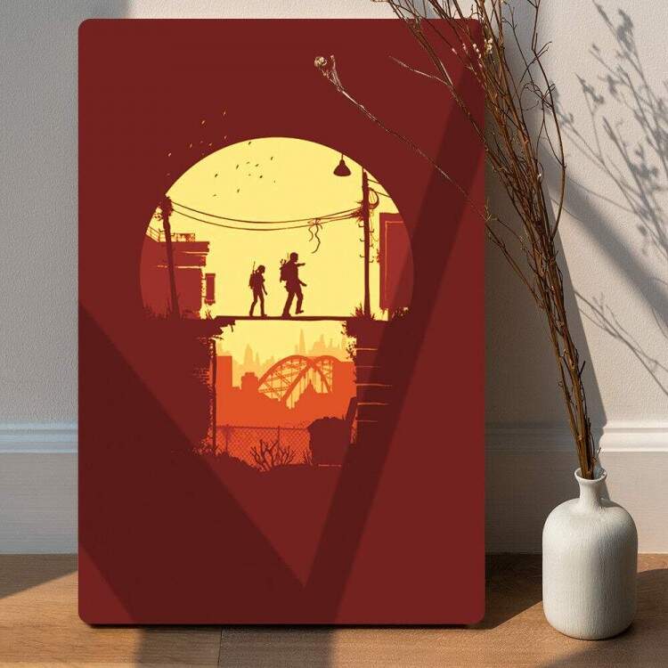 Placa Decorativa Fan Art 22 The Last Of Us 2