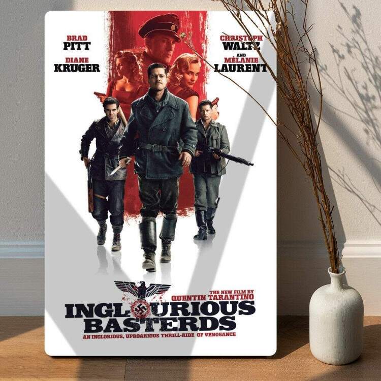 Placa Decorativa Bastardos Inglrios 1