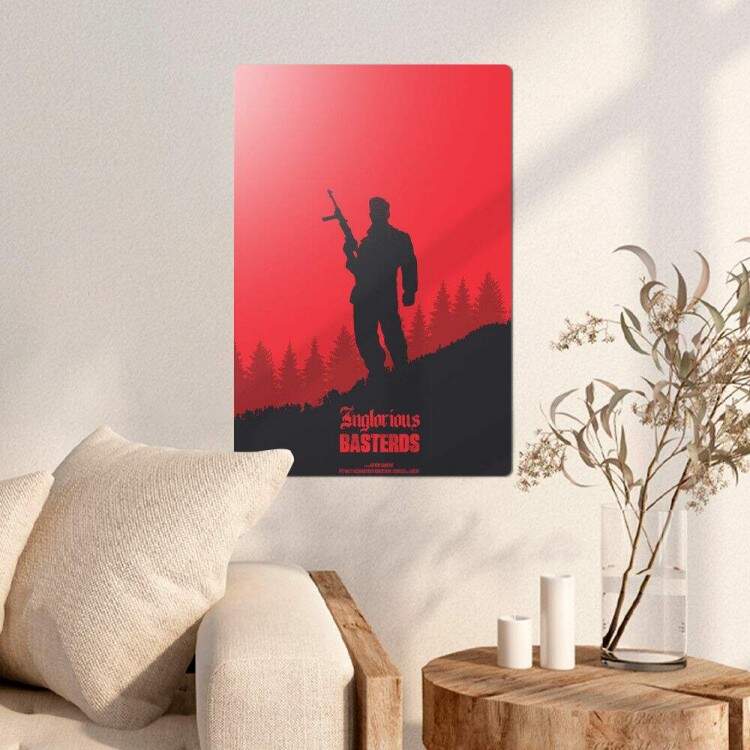 Placa Decorativa Bastardos Inglrios 4
