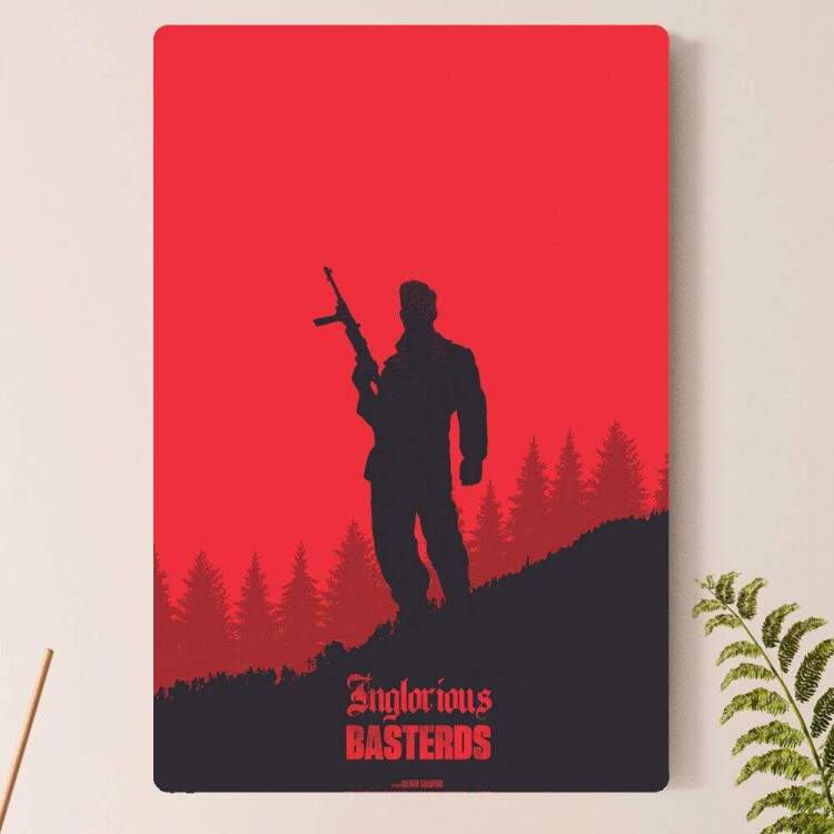 Placa Decorativa Bastardos Inglrios 4