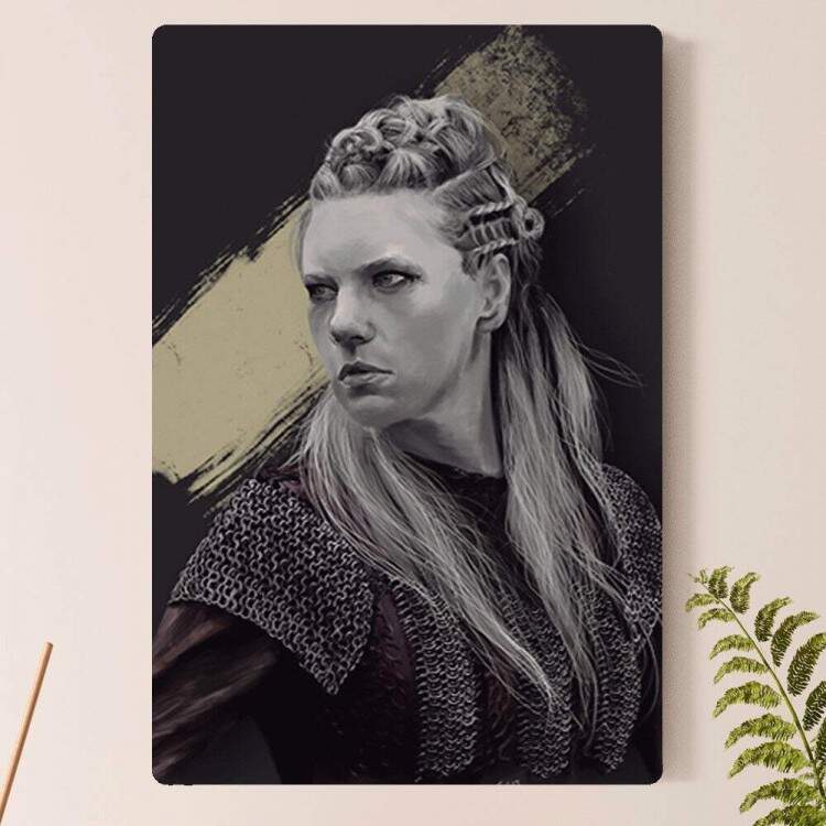 Placa Decorativa Vikings 8 Lagertha