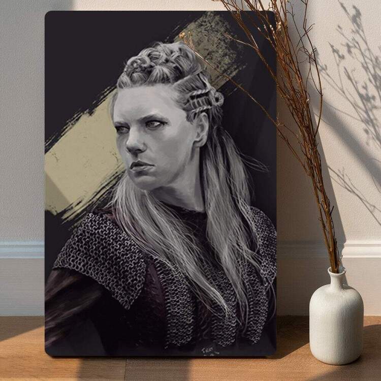 Placa Decorativa Vikings 8 Lagertha