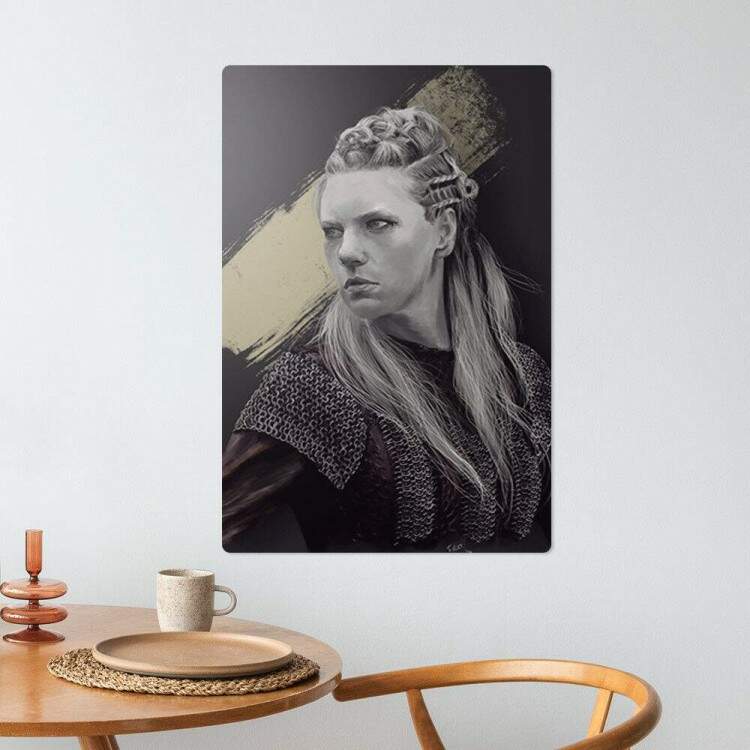 Placa Decorativa Vikings 8 Lagertha