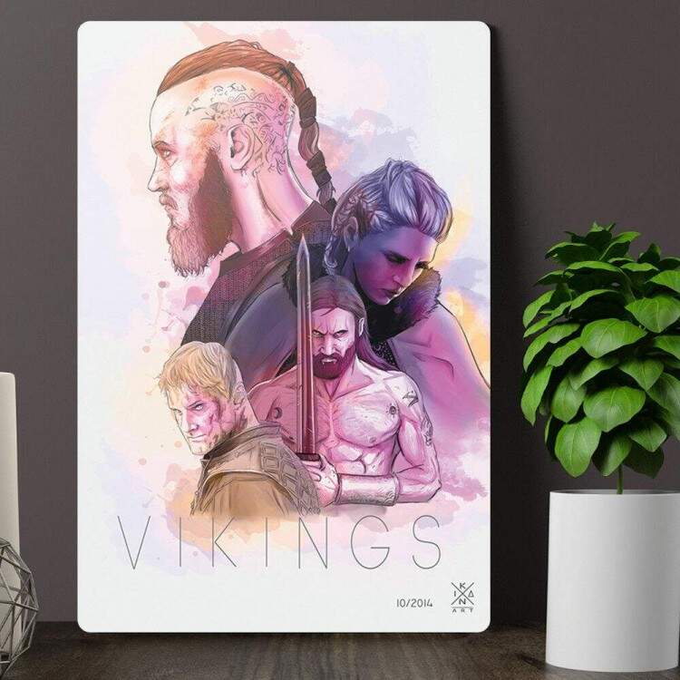 Placa Decorativa Vikings 14