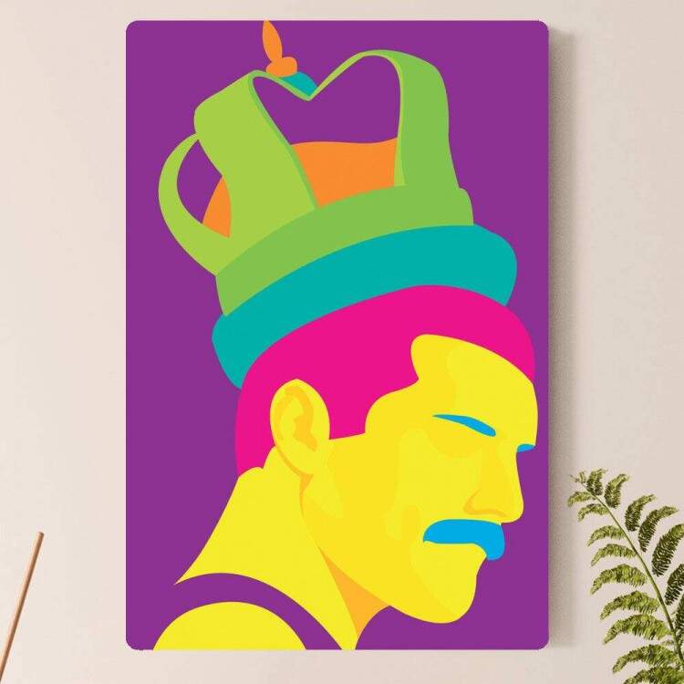 Placa Decorativa Pop Art 72 Queen