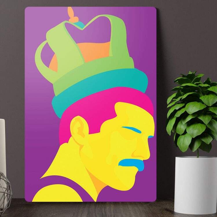 Placa Decorativa Pop Art 72 Queen