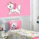 Adesivo de parede infantil Gatinha Marie 2