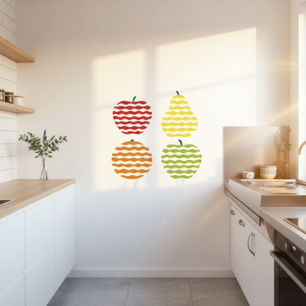 Adesivo de parede para cozinha frutas