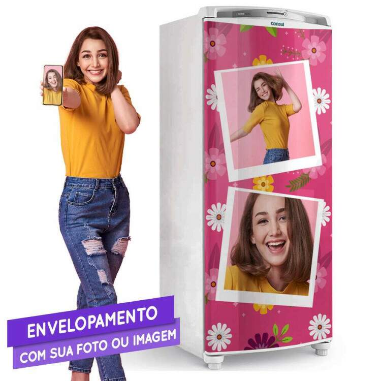 Adesivo para Envelopamento de Geladeira Porta Personalizado