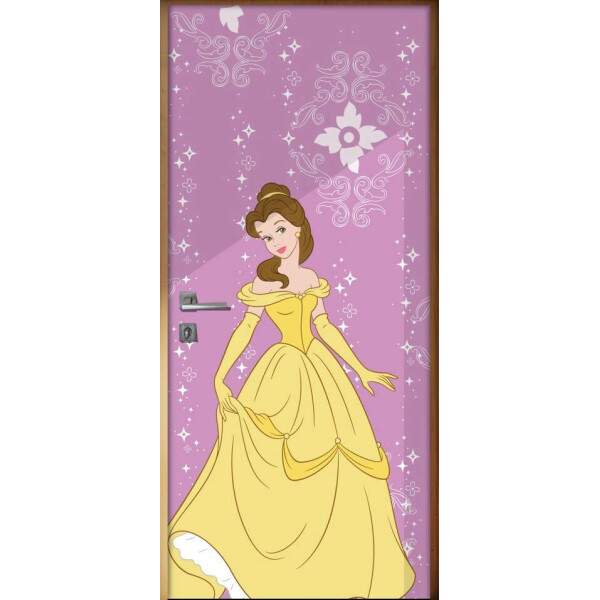 Adesivo para porta Infantil Princesa Bela 1