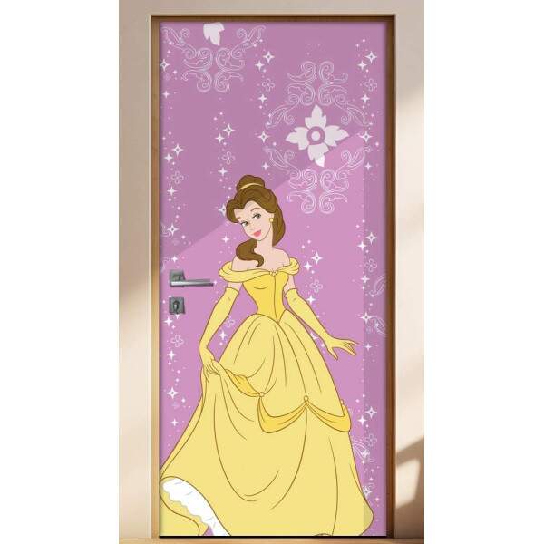 Adesivo para porta Infantil Princesa Bela 1